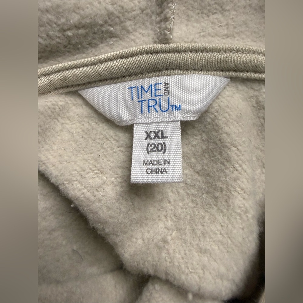 SOLD: Mercari. Time & Tru Textured-Sleeve Hoodie – Size XXL (20) - Picture 3 of 4